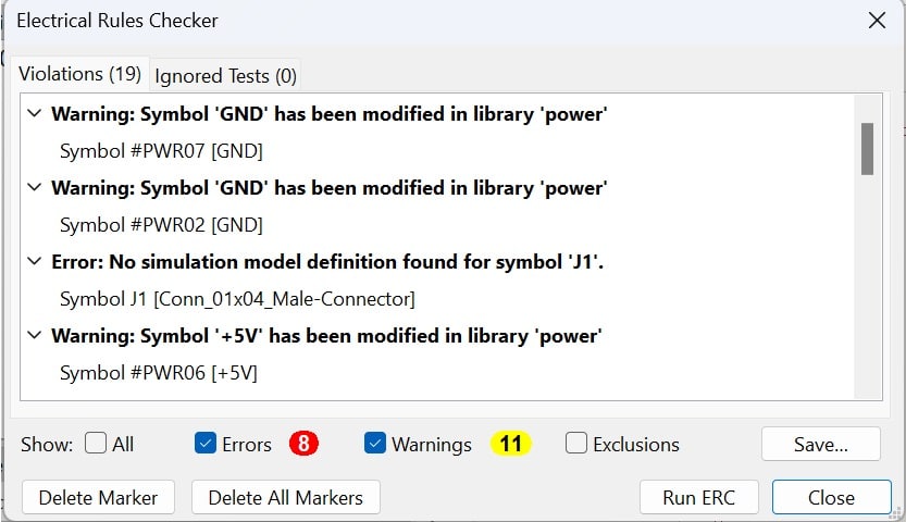 kicad's-erc-report-with-errors-and-warnings.jpg