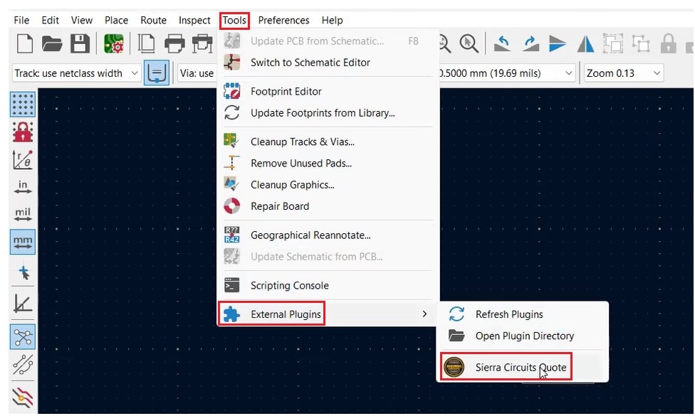 steps-to-access-sierra-quote-plugin-in-kicad.jpg
