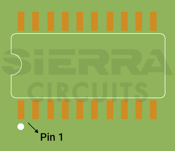 Pin 1 Marking on PCB Components | Sierra Circuits